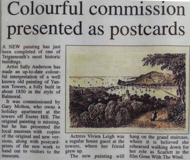 New painting article in Teignmouth News