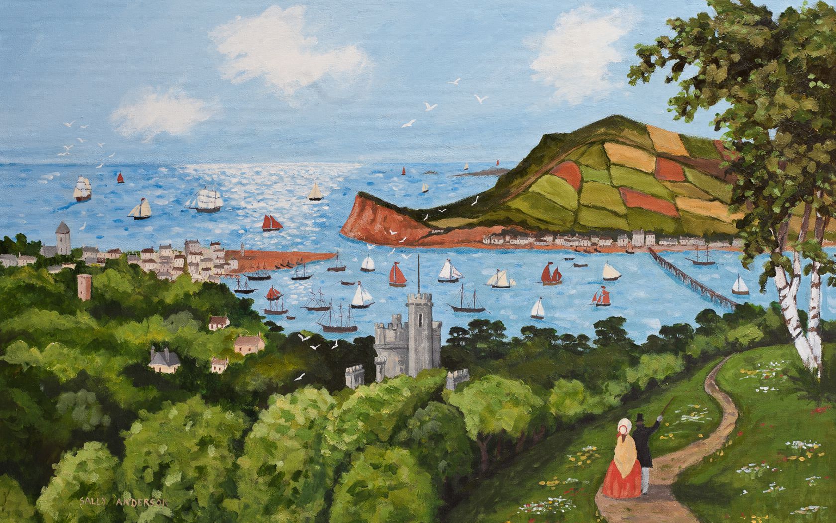 painting of teignmouth